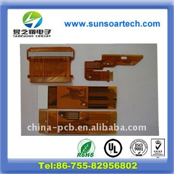 Fleksibel papan PCB produksi di ShenZhen dengan kualitas terbaik