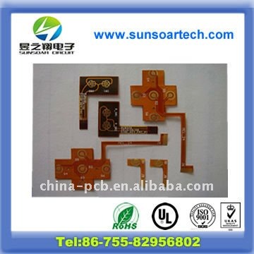 Fleksibel papan PCB produksi di ShenZhen dengan kualitas terbaik