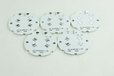 White Solder Mask Round Led PCB Board Printed Circuit Board Manufacturer