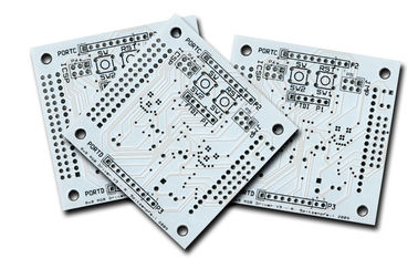OEM Double Sided PCB  Board Black screen FR4 1.6mm White Solder Mask